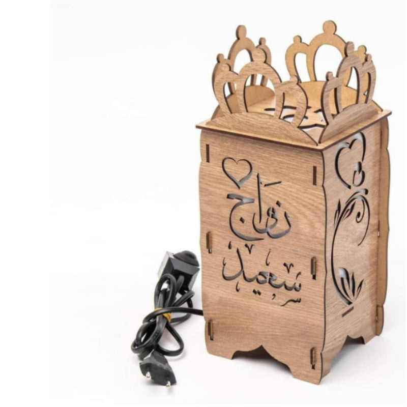 Lampe de Table en Bois